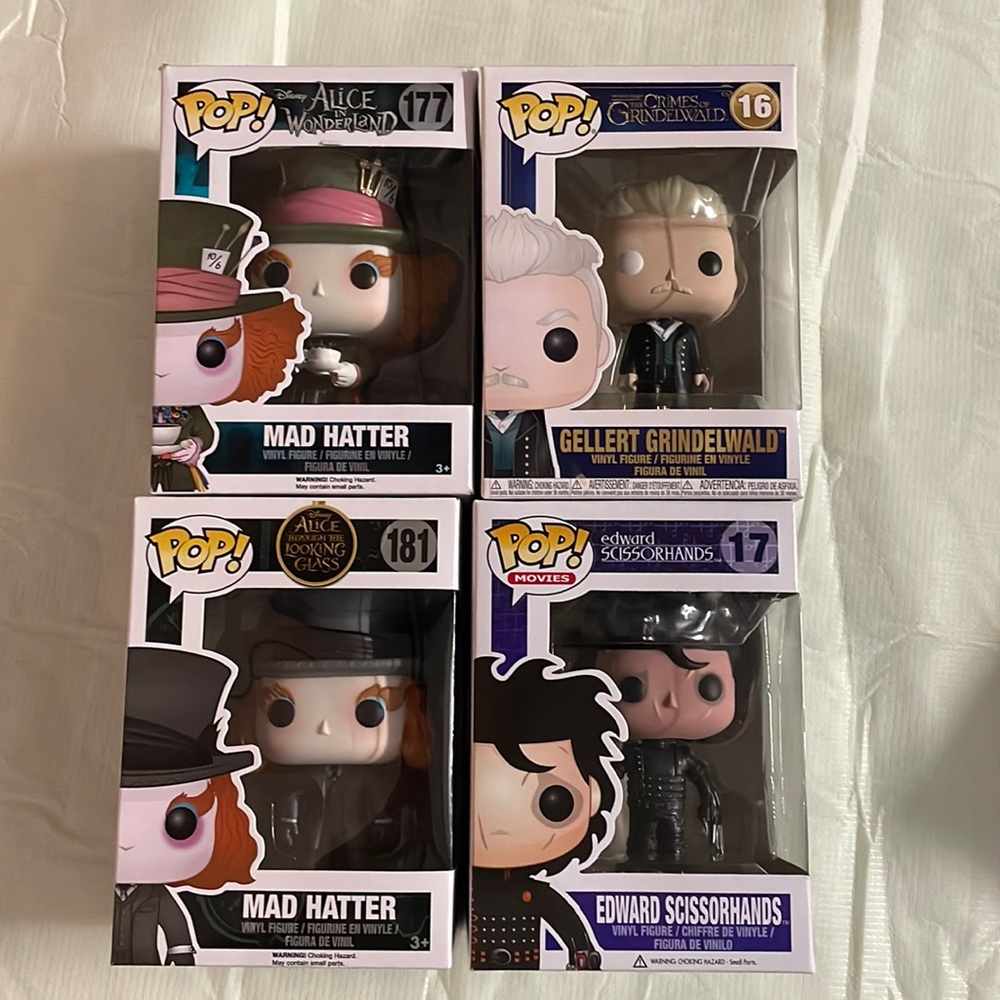Johnny depp funko pops lot